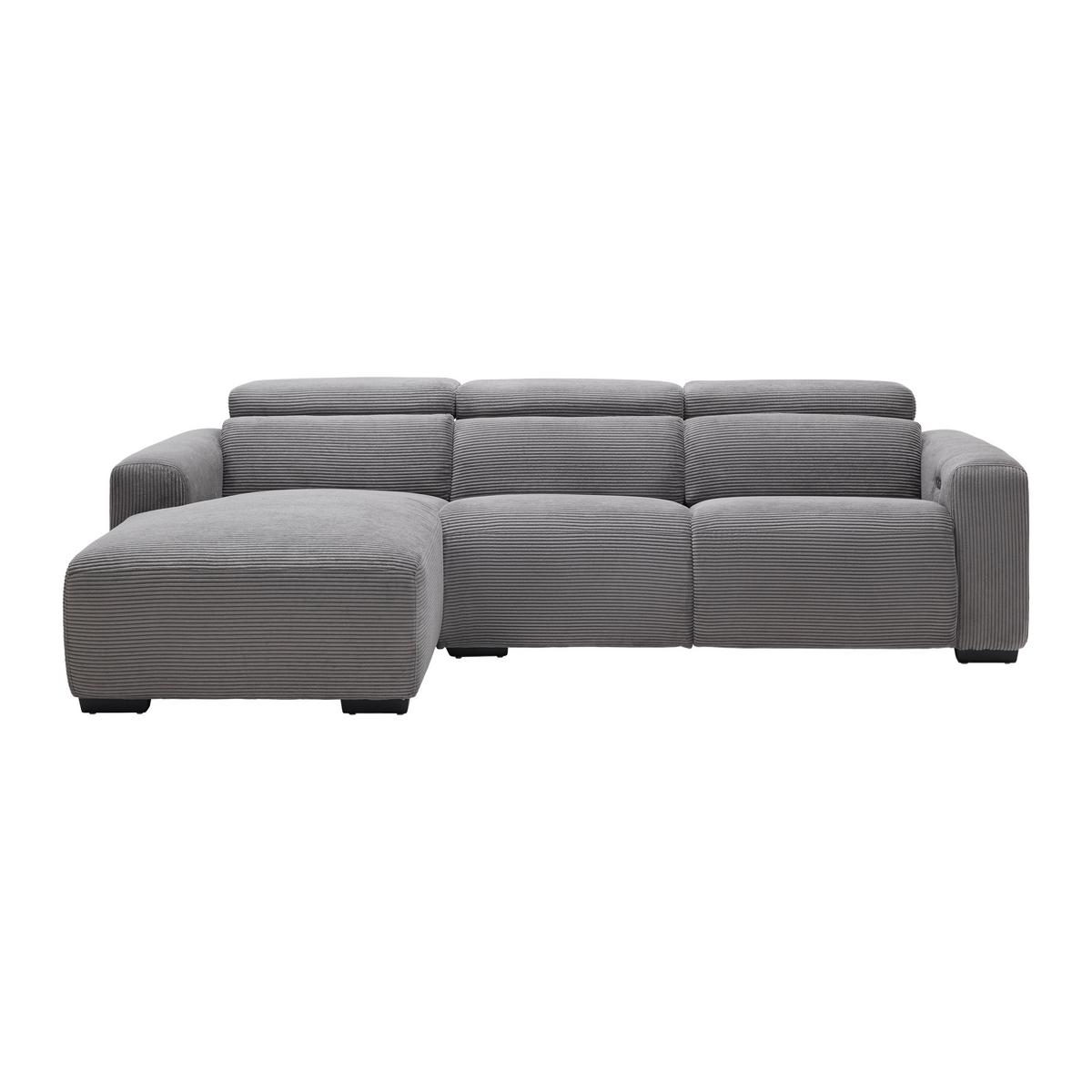 Sedežna Garnitura Bondico 272, Antracit - črna/antracit, Moderno, kovina/tekstil (272/75-92/101 / 170cm) - Mömax