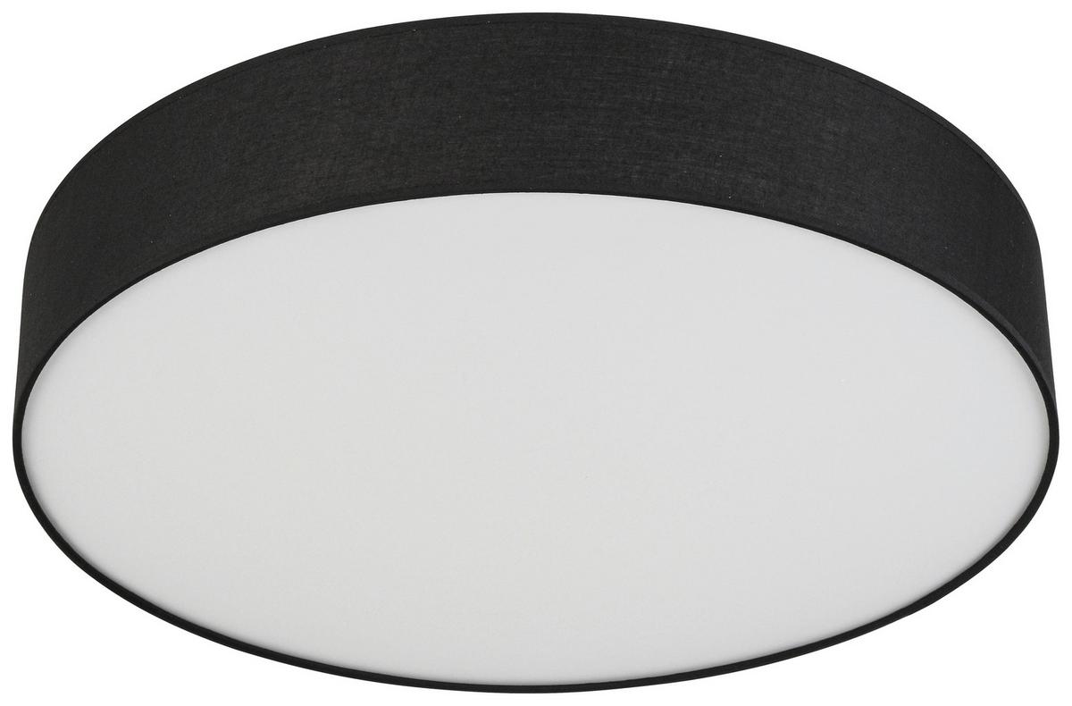 LAMPA SUFITOWA LED CHRISTINA - czarny/biały, Trend, tworzywo sztuczne/metal (60/11cm) - Novel