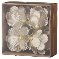 Viseća Dekoracija Flory - zlatna, Konvencionalno, tekstil/plastika (14,5/6cm) - Mömax