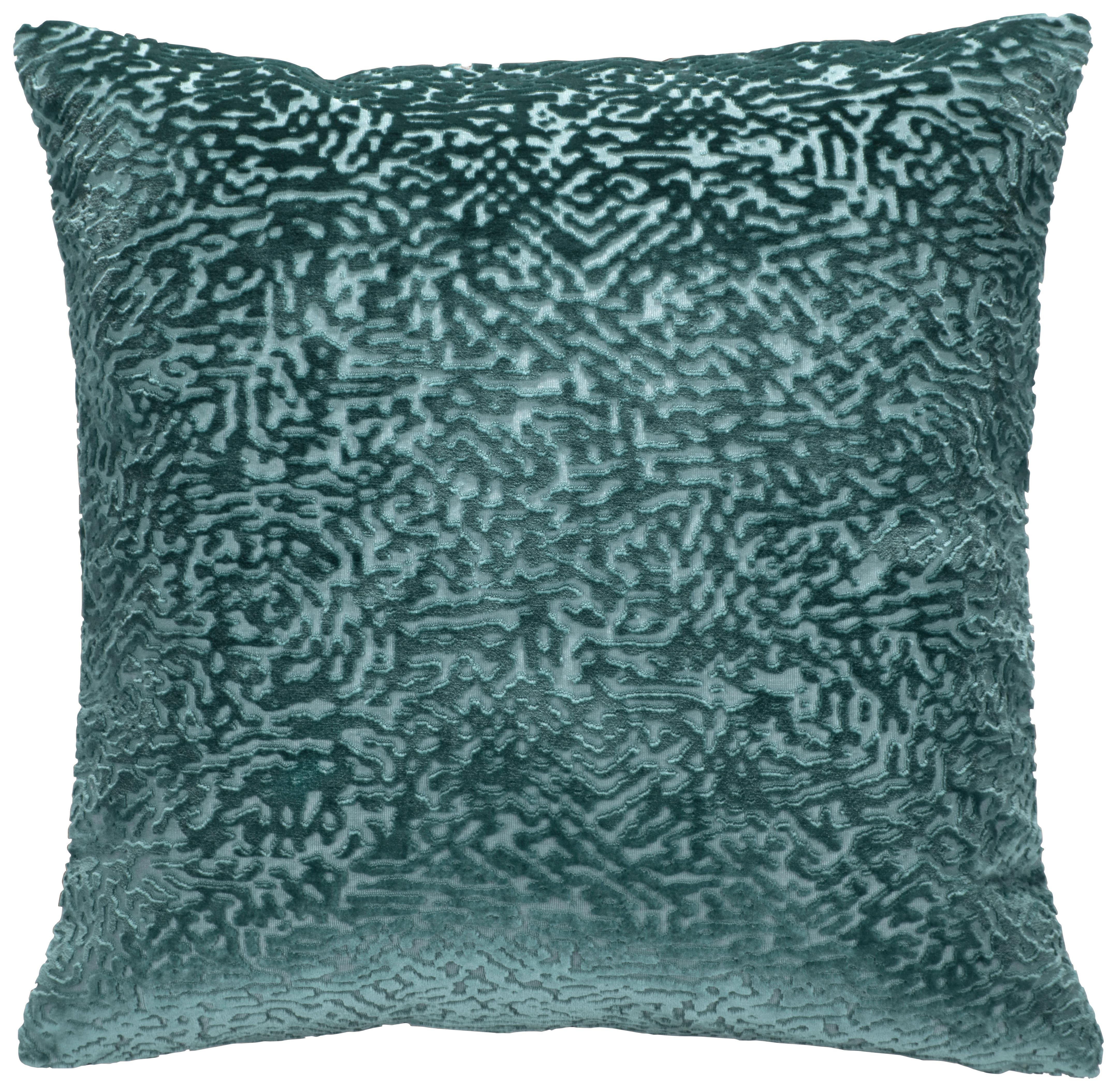 Kissenhülle Toto Türkis ca. 40x40cm - Türkis, Textil (40/40cm)