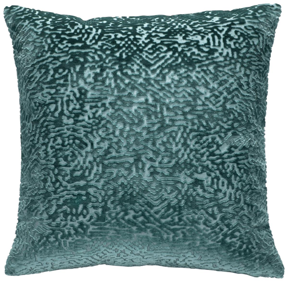 Kissenhülle Toto Türkis ca. 40x40cm - Türkis, Textil (40/40cm)