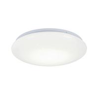 LED Mennyezeti Lámpa Iskri - fehér, Modern, műanyag/fém (33/6,5cm) - Mömax