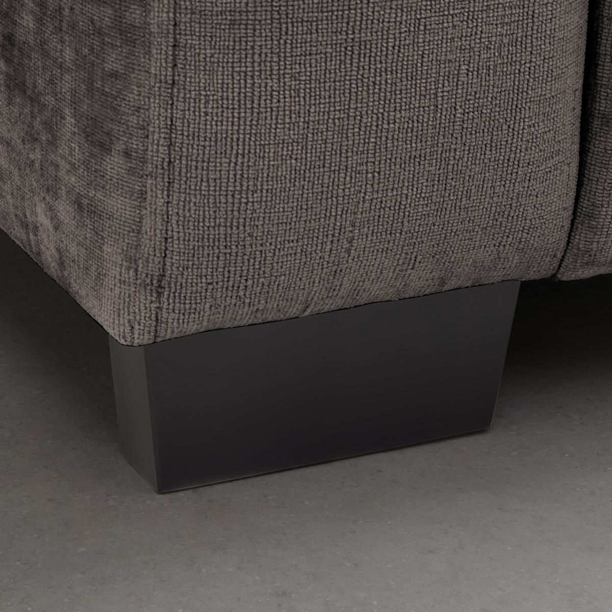 Bigsofa Matteo Graphitfarben - Graphitfarben/Schwarz, MODERN, Holz (246/93/124cm) - Based