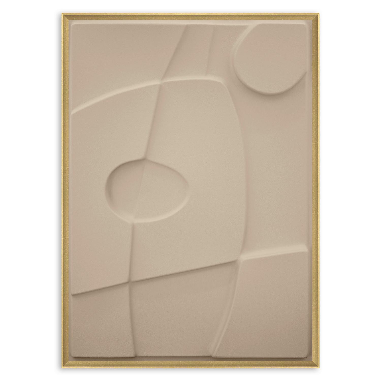 Bild Antonio Hellbraun ca. 50x70cm - Hellbraun/Eichefarben, Holzwerkstoff/Kunststoff (50/70cm) - Modern Living