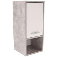 Viseći Element Attack - bijela/svijetlo siva, Moderno, drvni materijal/plastika (32/68/28cm)