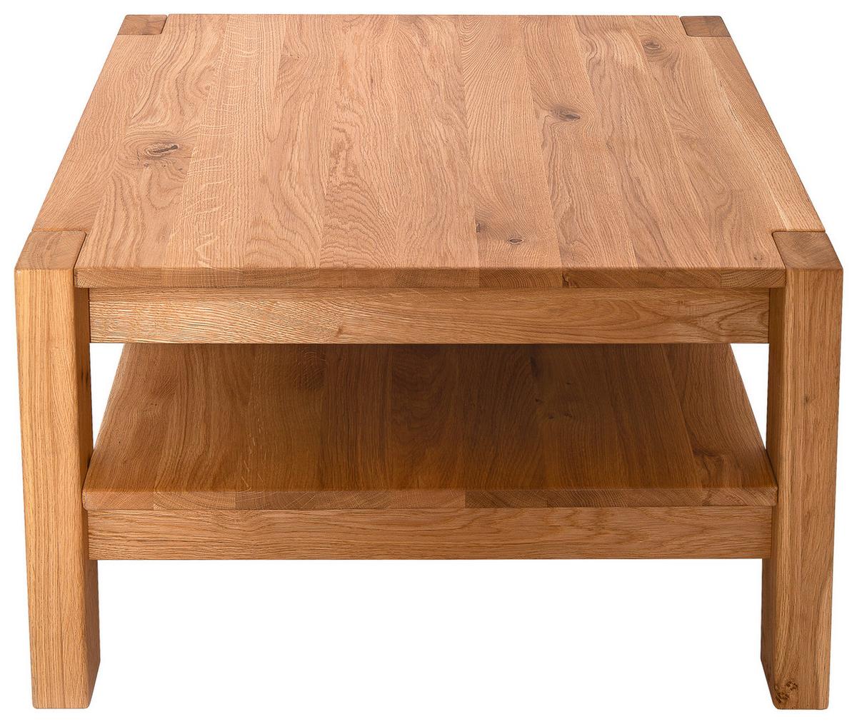 STOLIK KAWOWY PANAMA 2.0 -EXKLUSIV- - dąb dziki, Konventionell, drewno (70/70/47,5cm) - Linea Natura