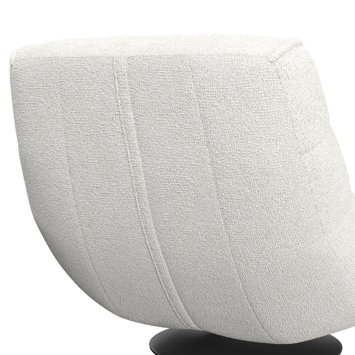 Relaks Fotelja Lorena - svijetlo siva/crna, Moderno, metal/tekstil (101/83/95cm) - Bessagi Home