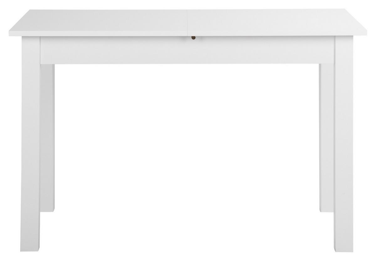 STÓŁ DO JADALNI COBURG 120 - biały, Design, materiał drewnopochodny (120/70/76,5cm) - Carryhome