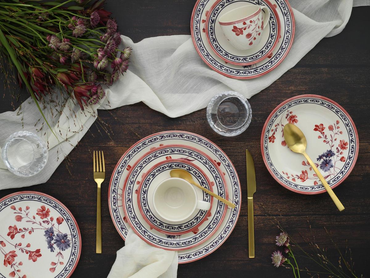 Kombinirani Servis Cottage Bunt, 30-Delni - večbarvno, Basics, keramika - Creatable