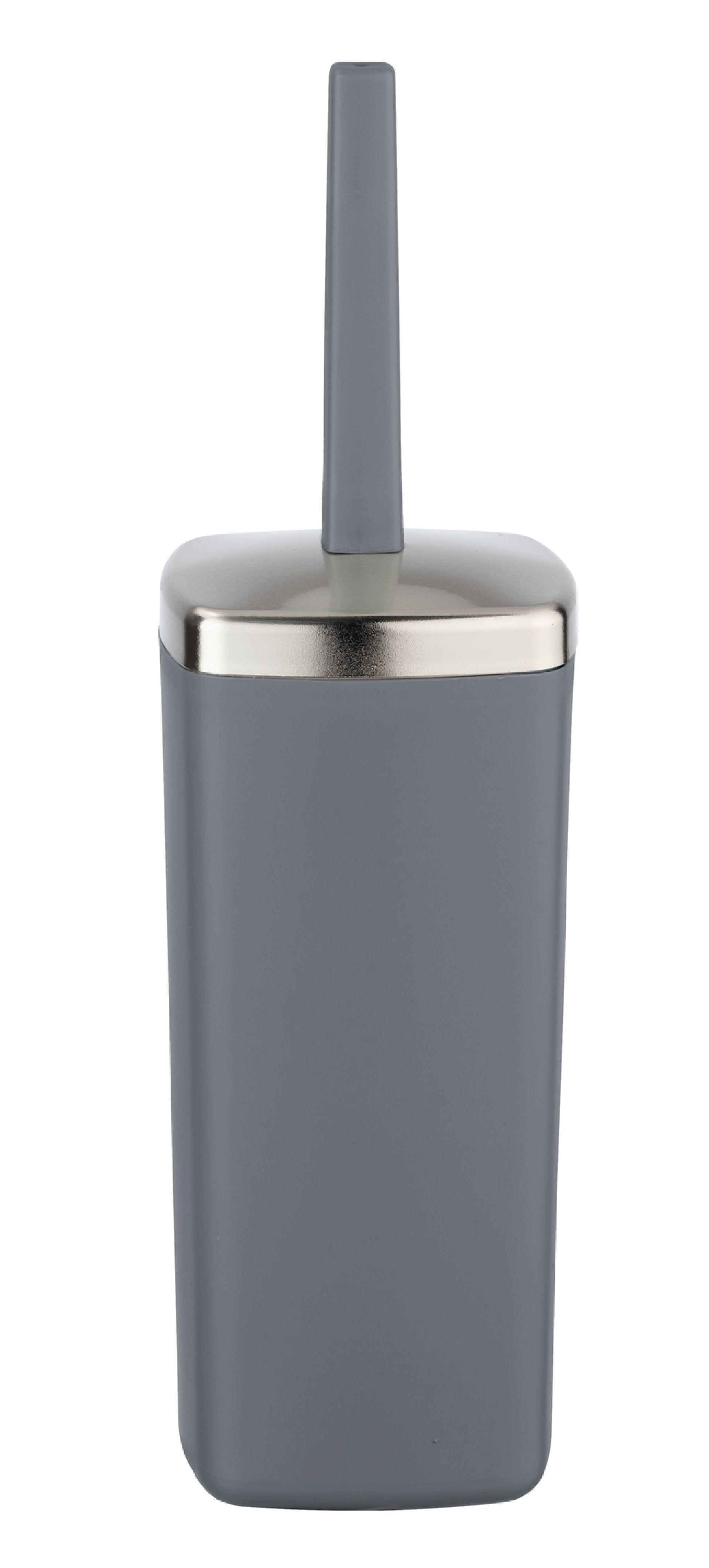 Garnitură perie WC Barcelona - antracit, Modern, plastic (9,6/36,5/9,6cm) - Wenko