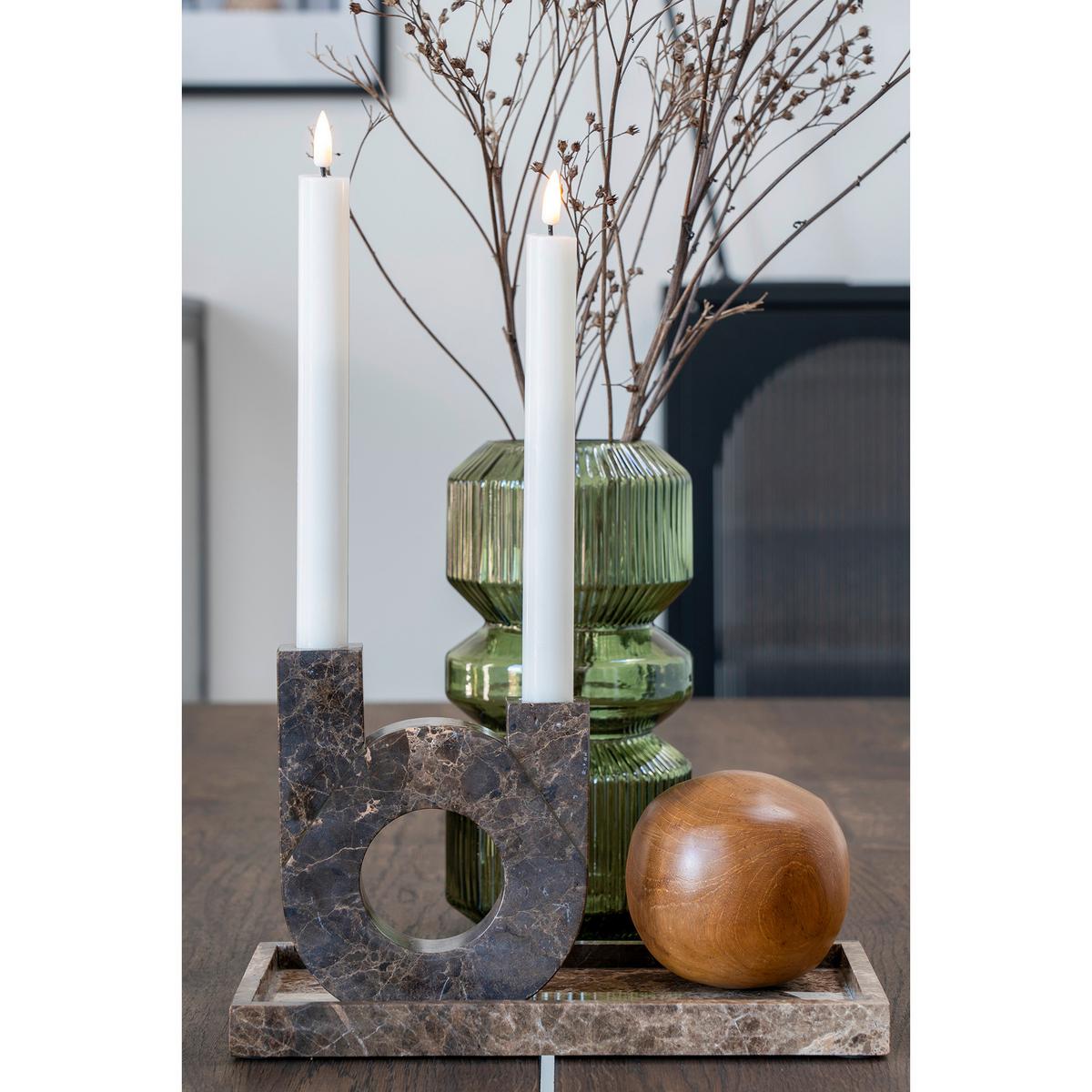 Vase Grün - Grün, Basics, Glas (12/25cm)
