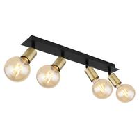 Reflektor Liliana - črna, Design, kovina (50/6/10,5cm) - Globo