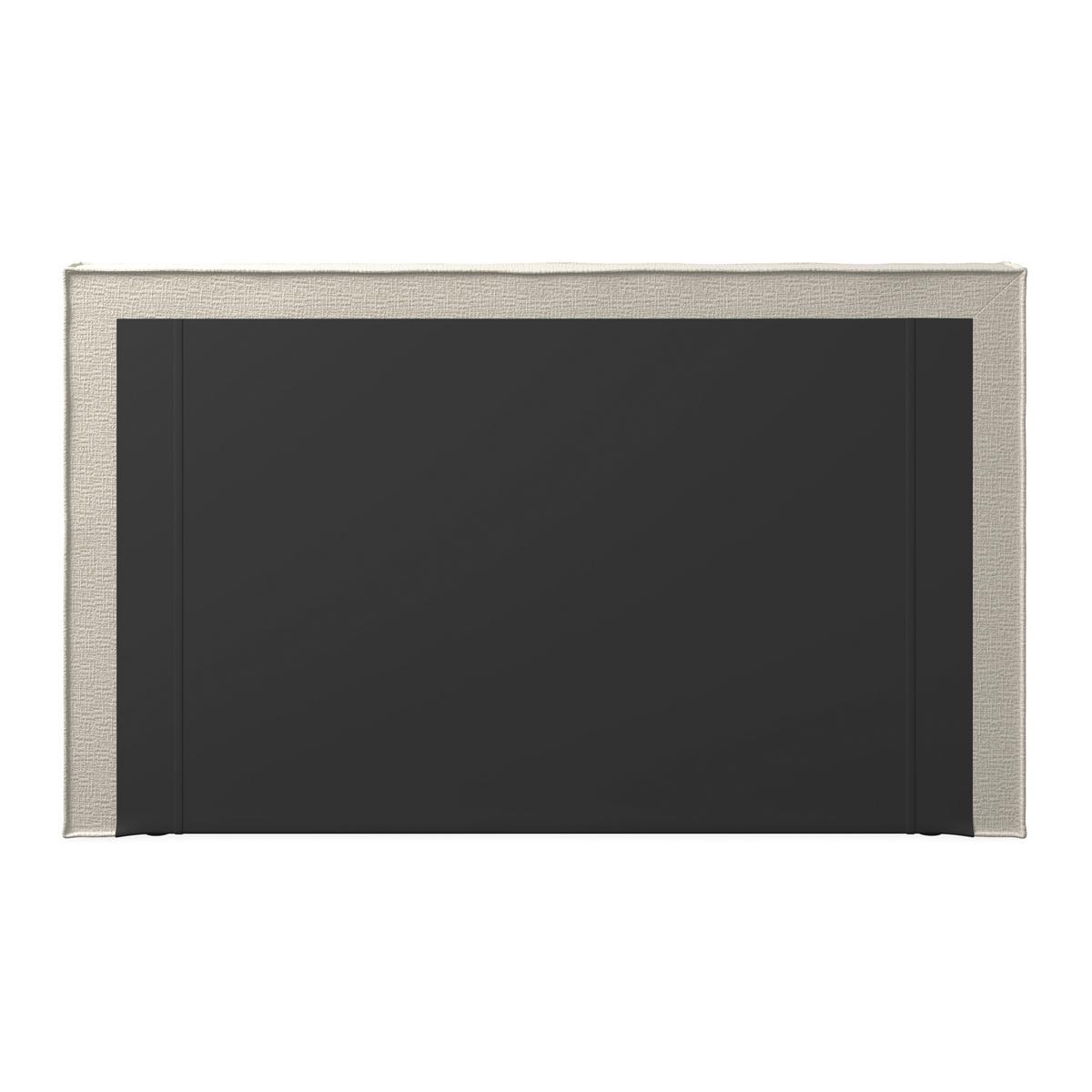 Boxbett Imola ca. 180x200 cm Creme inkl. Topper - Creme/Schwarz, Modern, Holz/Kunststoff (180/200cm) - Bessagi Home