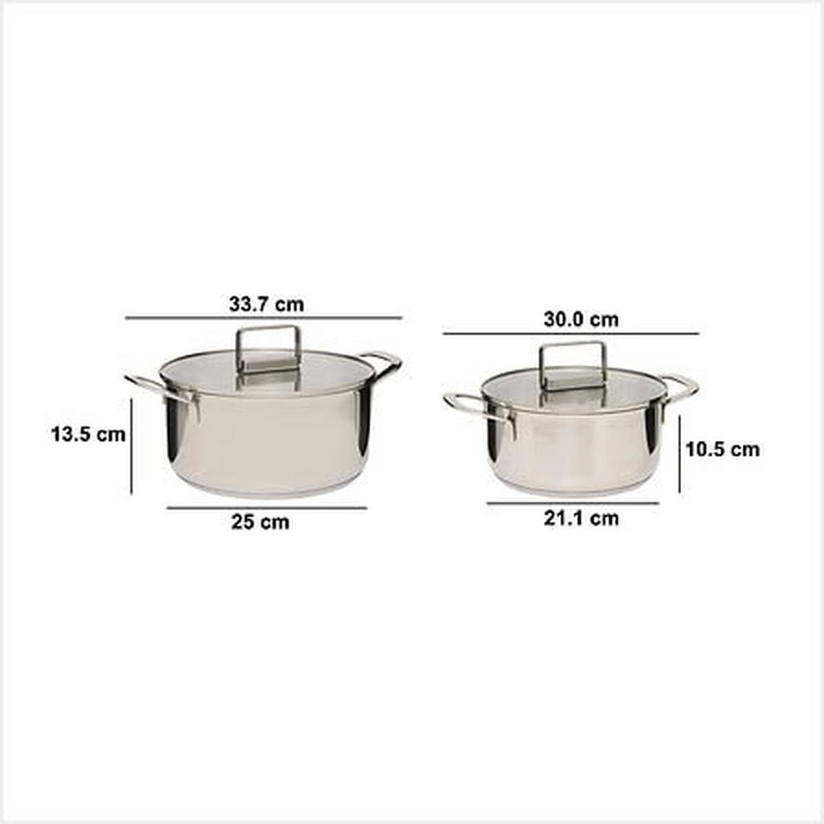 Set Lonaca Za Kuhanje Cast - Basics (33,7/13,5/25cm)