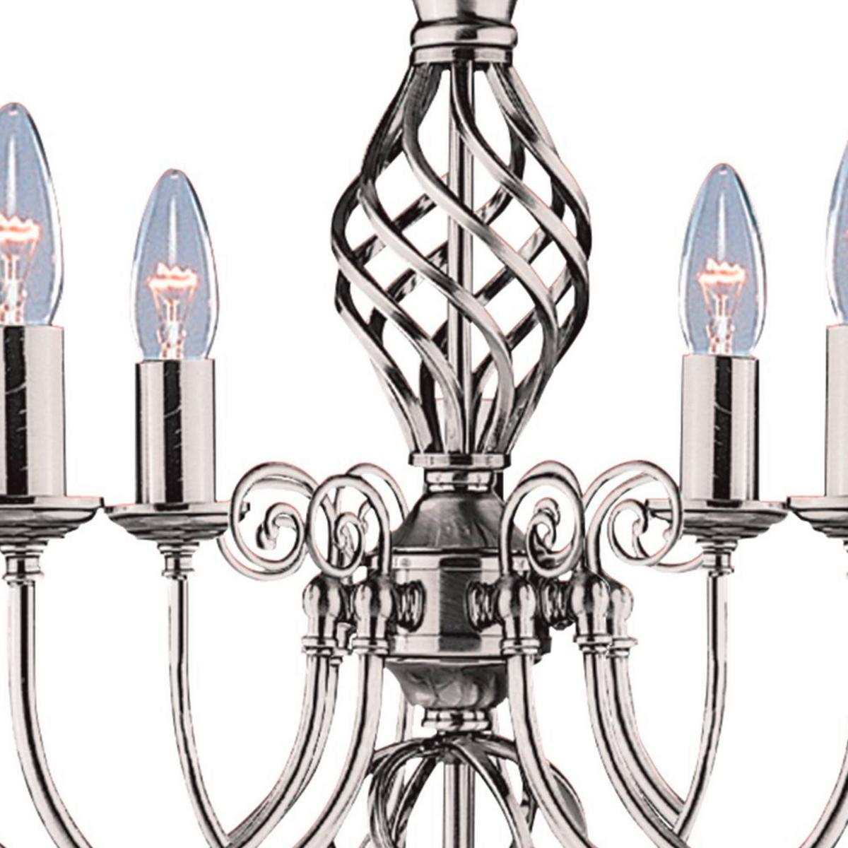 Függőlámpa 4489-8 - ezüstszínű, Design, fém (62/62/44cm)