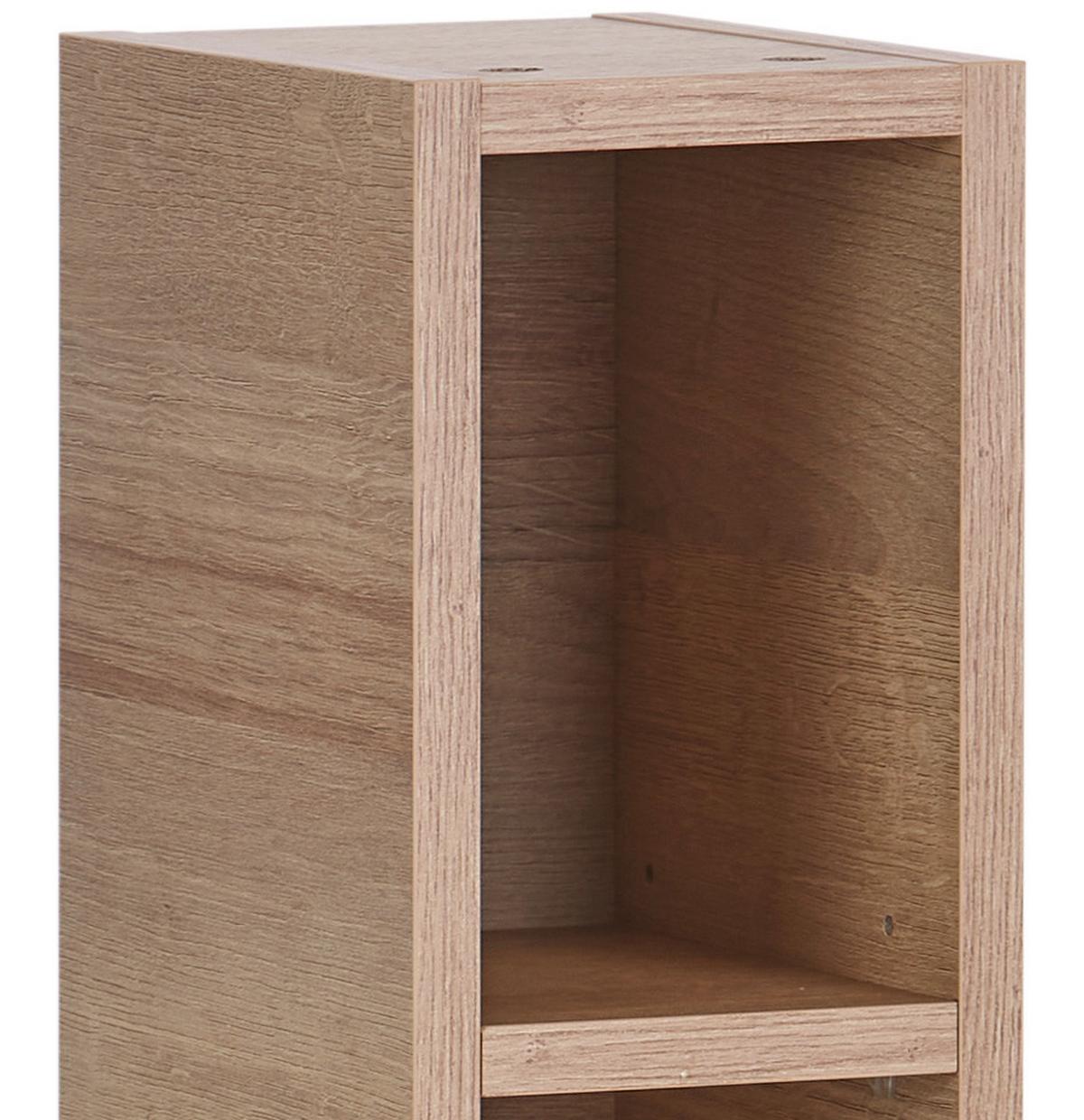 Regal Bavelli B: 15 cm Eiche Dekor - Eichefarben, KONVENTIONELL, Holzwerkstoff (15/70/20cm)