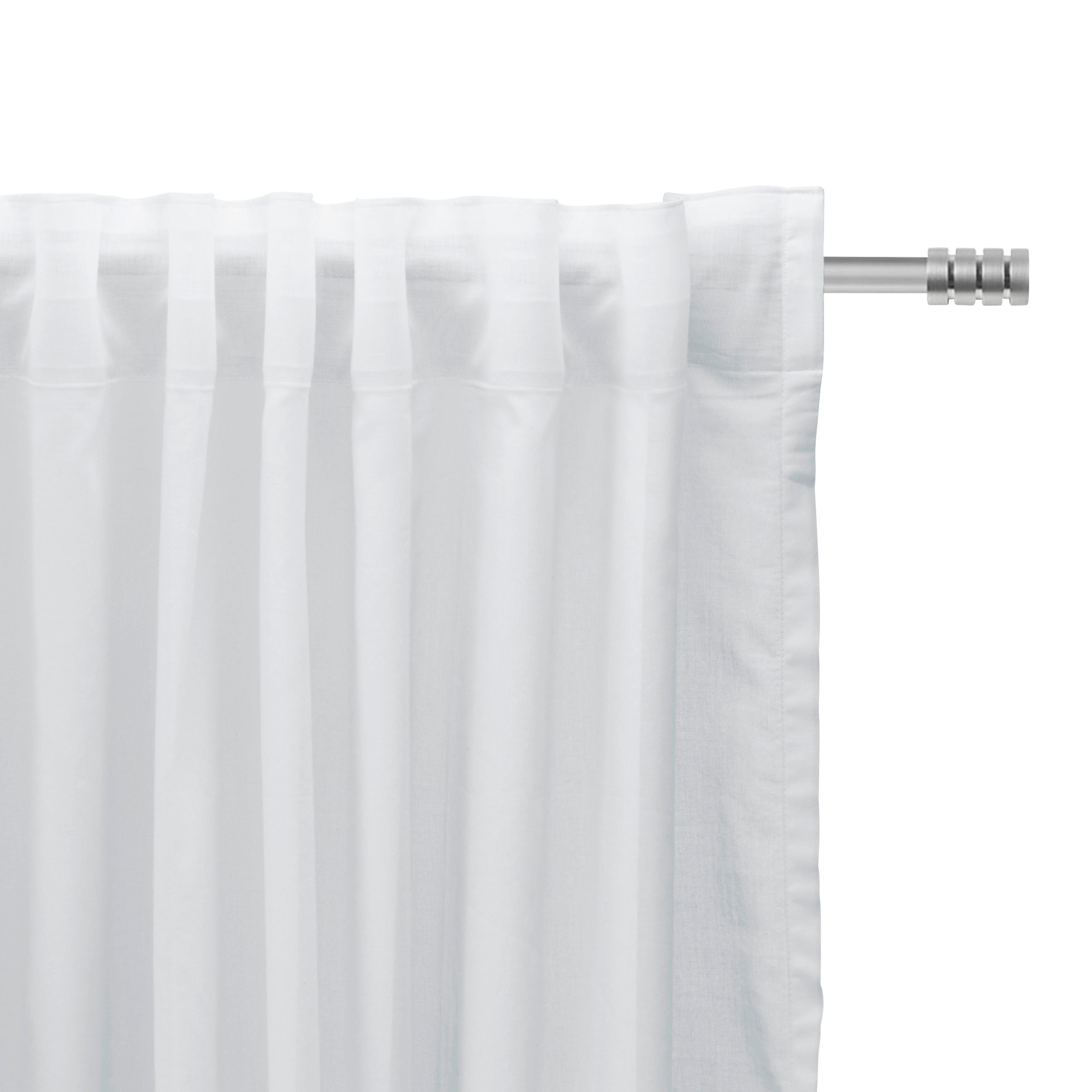 GARDINLÄNGD BIO-LUISE 2 STK. - vit, Natur, textil (140/267cm) - ecoTree