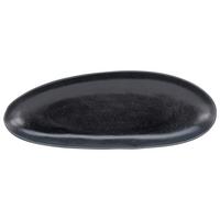 Kínálótál Gourmet - M - fekete, Modern, kerámia (35,5/15/3,5cm) - Premium Living