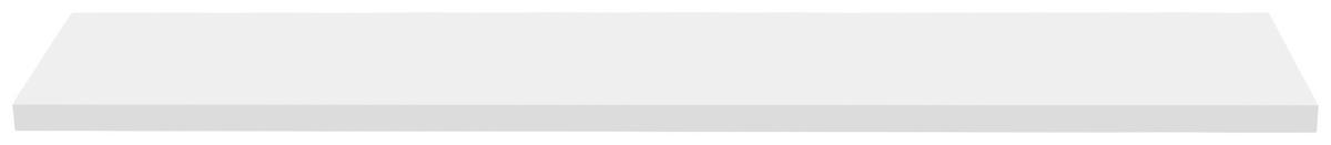 Stenska Polica Chany, Bela, Visoki Sijaj,  80x15 Cm - bela, Moderno, leseni material (80/2/15cm) - Mömax