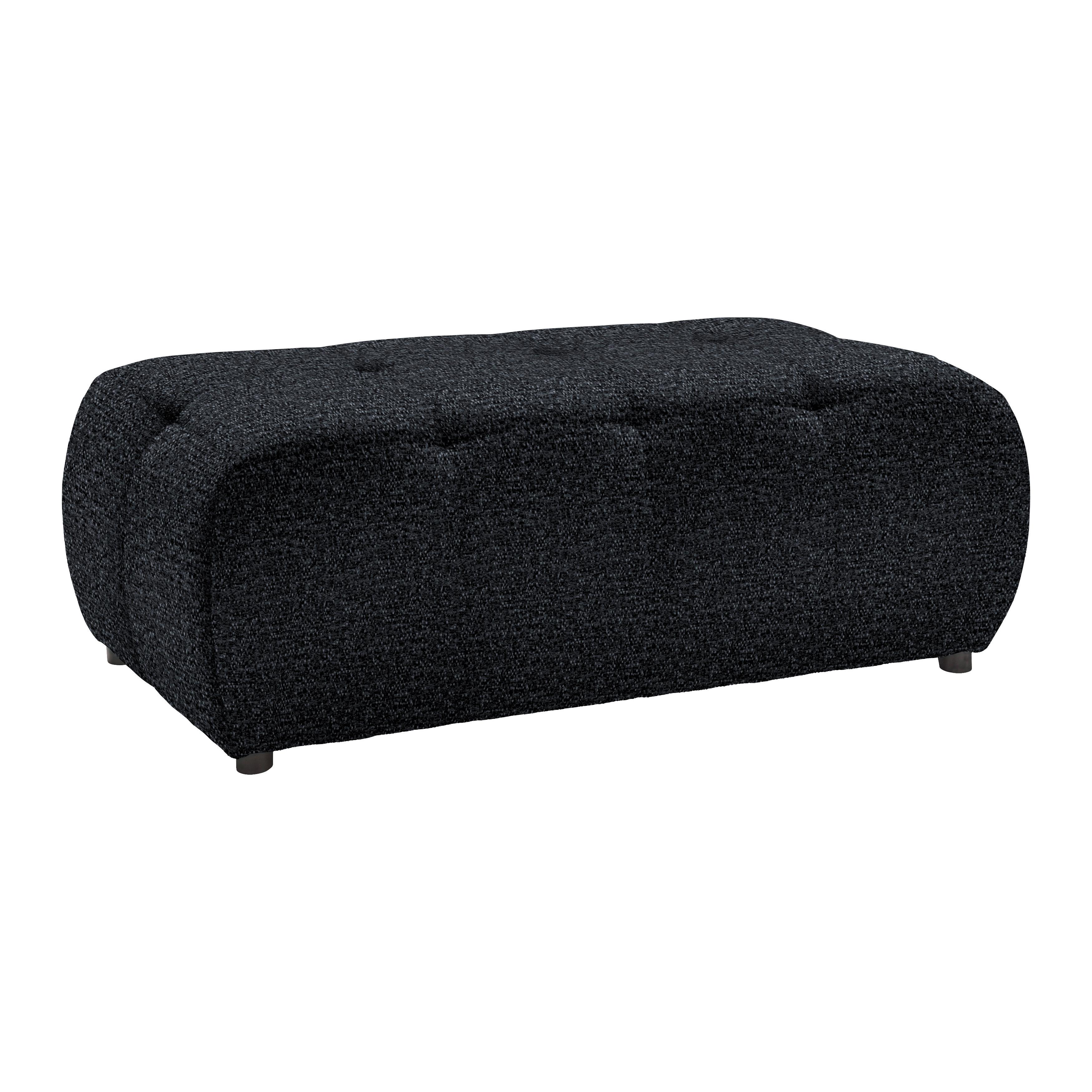 Tabure Sofi - tamno siva/crna, Moderno, tekstil (128/48/70cm) - Premium Living