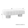 SITTBÄNK ALINA - cremefärgad/naturfärgad, Modern, trämaterial/trä (140/45/45cm) - Bessagi Home