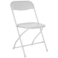 Zložljiv Stol Tudela Xxl W, Bela - bela, Basics, umetna masa (46/80/50cm) - MID.YOU