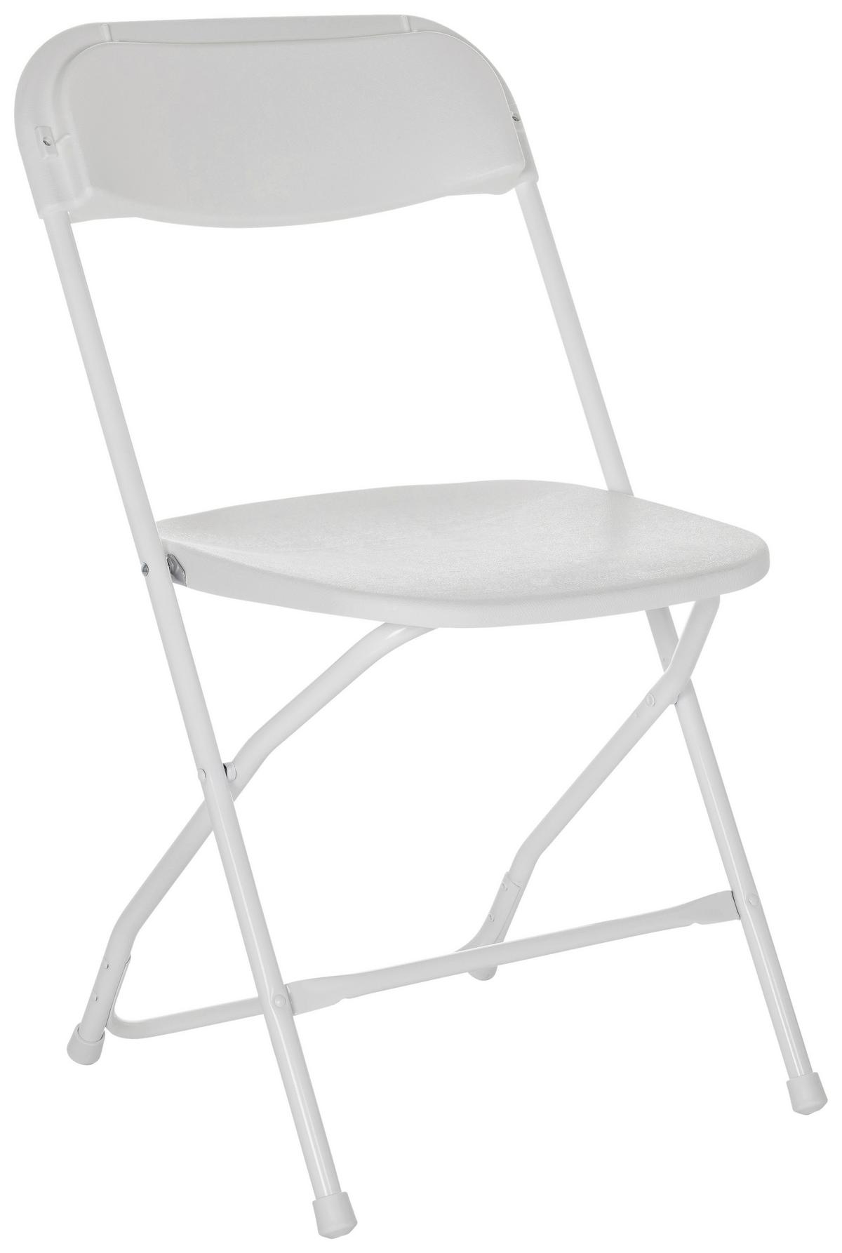 Zložljiv Stol Tudela Xxl W, Bela - bela, Basics, umetna masa (46/80/50cm) - MID.YOU