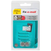 Mágnes Max. 4,5kg - ezüstszínű, fém (1,2cm) - Suki