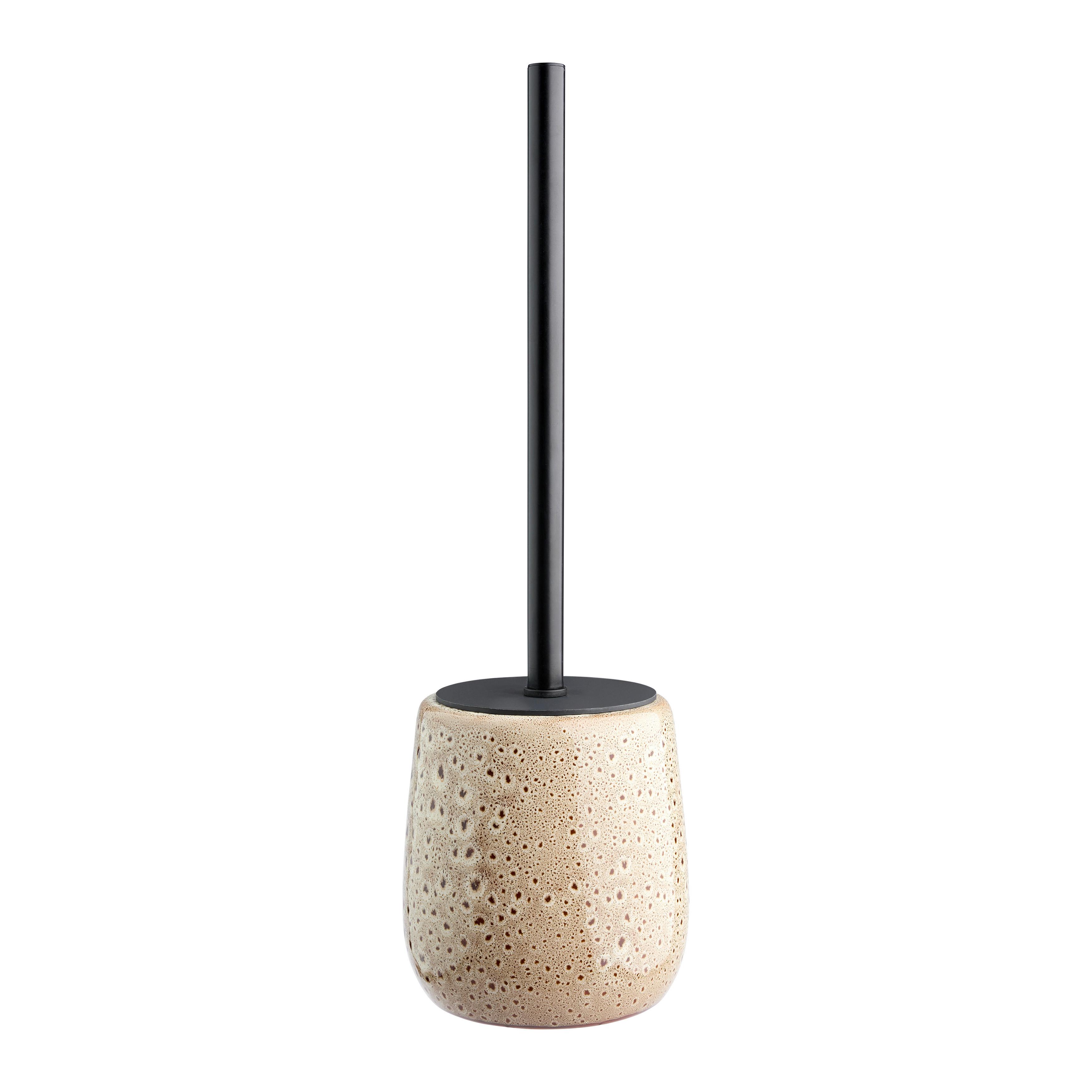Garnitură Perie Wc Magnus Cca. 35 Cm - gri deschis/maro bej, Modern, ceramică/plastic (9/35cm) - Mömax