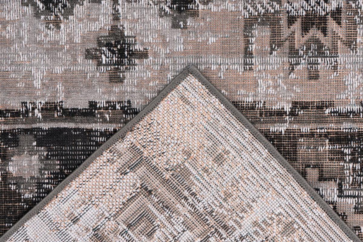 FLACHWEBETEPPICH ARIYA 325 GRAU 120CM X 170CM - Grau, Design, Textil (120/170cm) - Kayoom