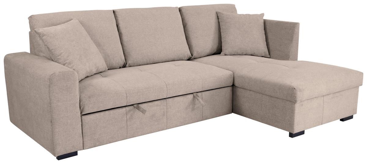 Kutna Garnitura Lukas - svijetlo smeđa, Trend, tekstil (239/158cm) - Modern Living