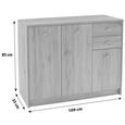 Komoda 4-you - hrast/krom, umetna masa/leseni material (109,1/85,4/34,6cm) - Mömax modern living Komoda 4-you - hrast/krom, umetna masa/leseni material (109,1/85,4/34,6cm) - Mömax modern living