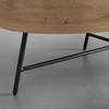 SOFFBORD EMILIA - svart/ekfärgad, Modern, metall (120/60/40cm) - Bessagi Home