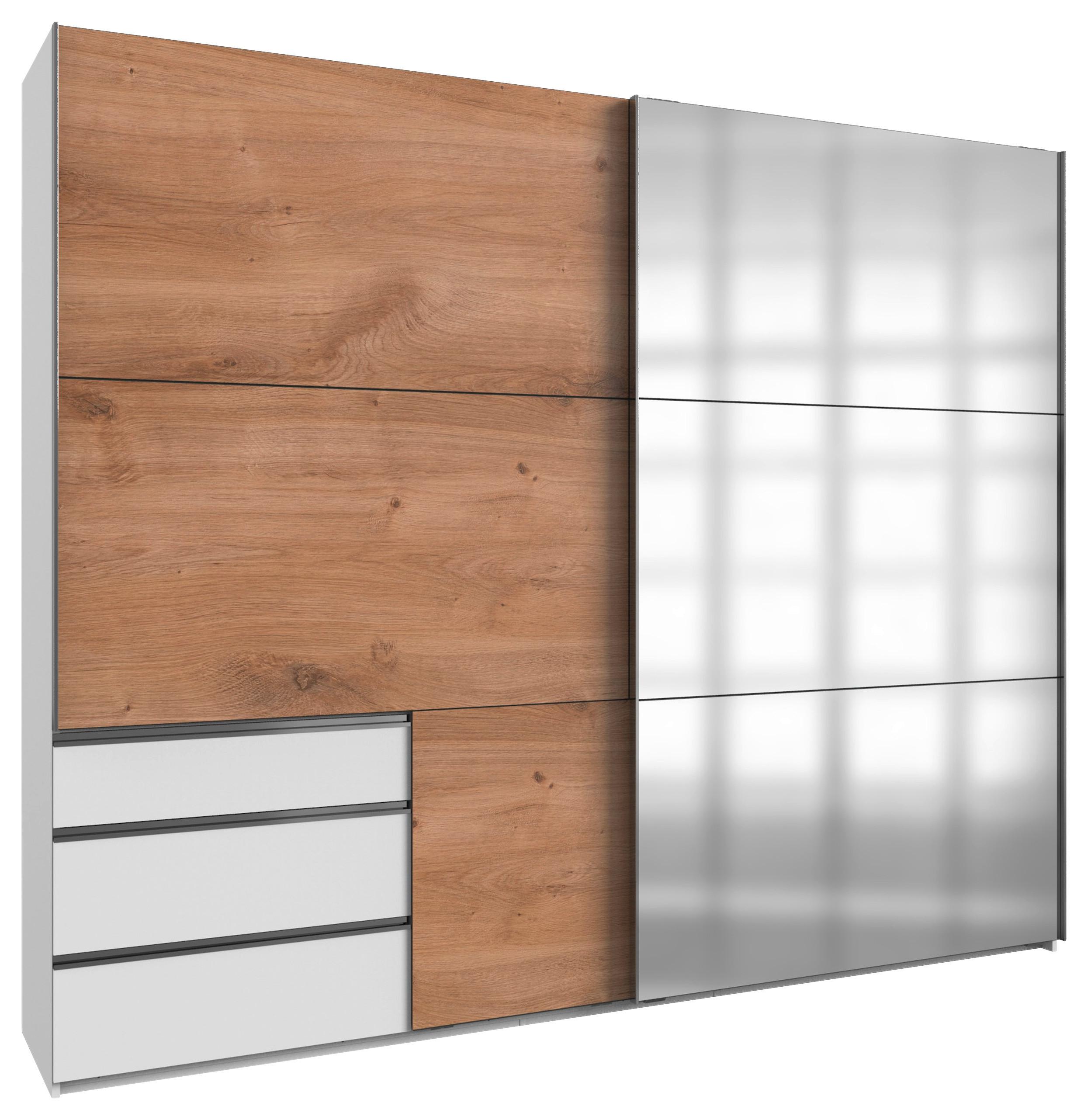 Ormar S Kliznim Vratima Level 36a - bijela/boje hrasta, Moderno, drvni materijal (250/216/65cm) - Modern Living