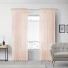 GARDINLÄNGD SIGRID -EXT- - rosa, Romantik / Lanthus, textil (140/245cm) - Premium Living