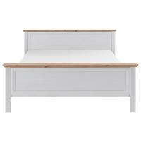 Klasični Krevet Jasmin Ii - bijela/hrast Artisan, Lifestyle, drvni materijal/plastika (180/200cm) - Modern Living