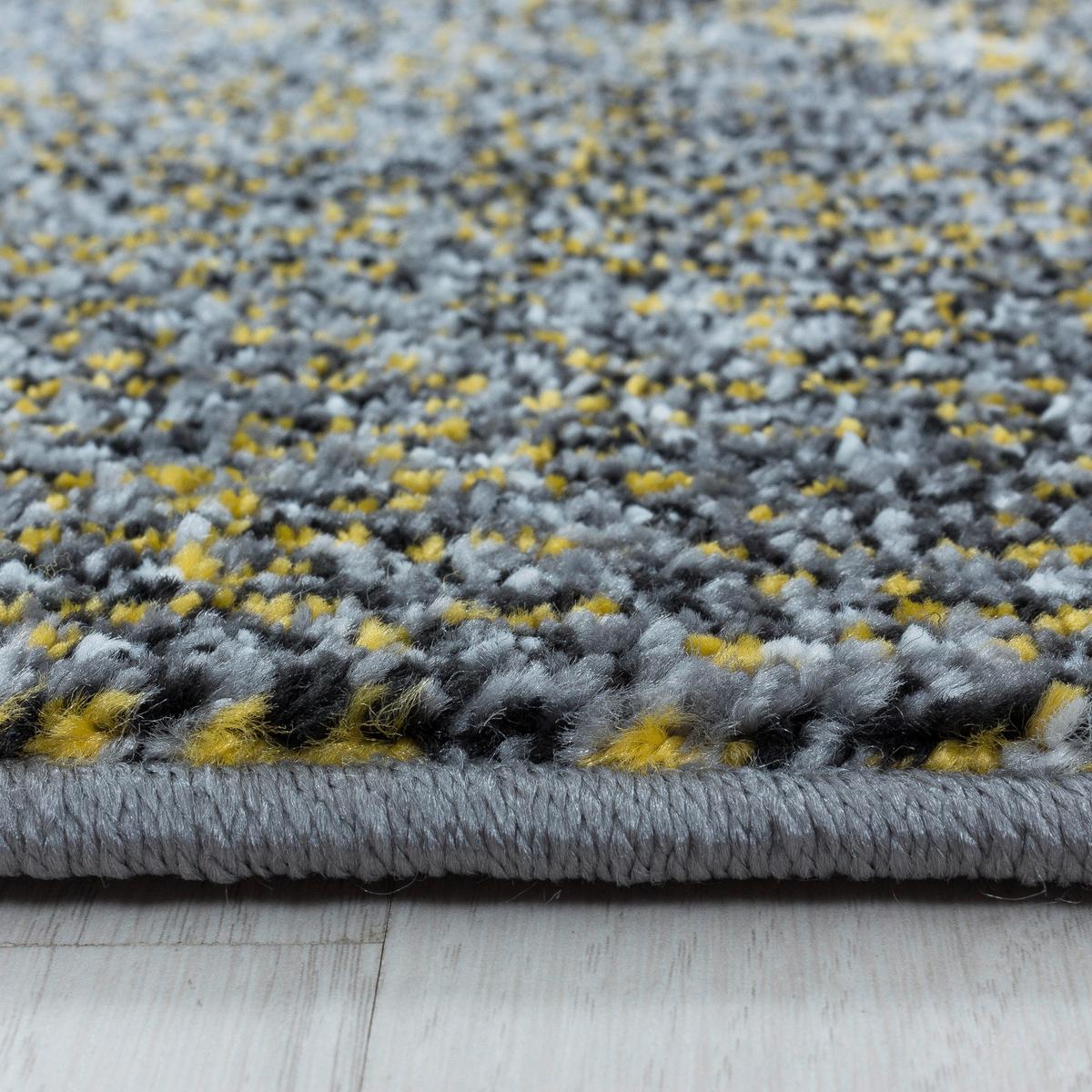 Webteppich Ottawa Gelb ca. 80x150cm - Gelb, Design, Textil (80/150cm)