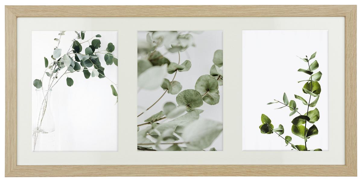 Bilderrahmen Gitta, ca. 23x50cm - Eichefarben, Glas/Holz (50/23cm) - Modern Living