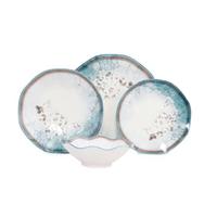 SERWIS OBIADOWO-ŚNIADANIOWY INTERLAKEN - różnokolorowy, Basics, ceramika