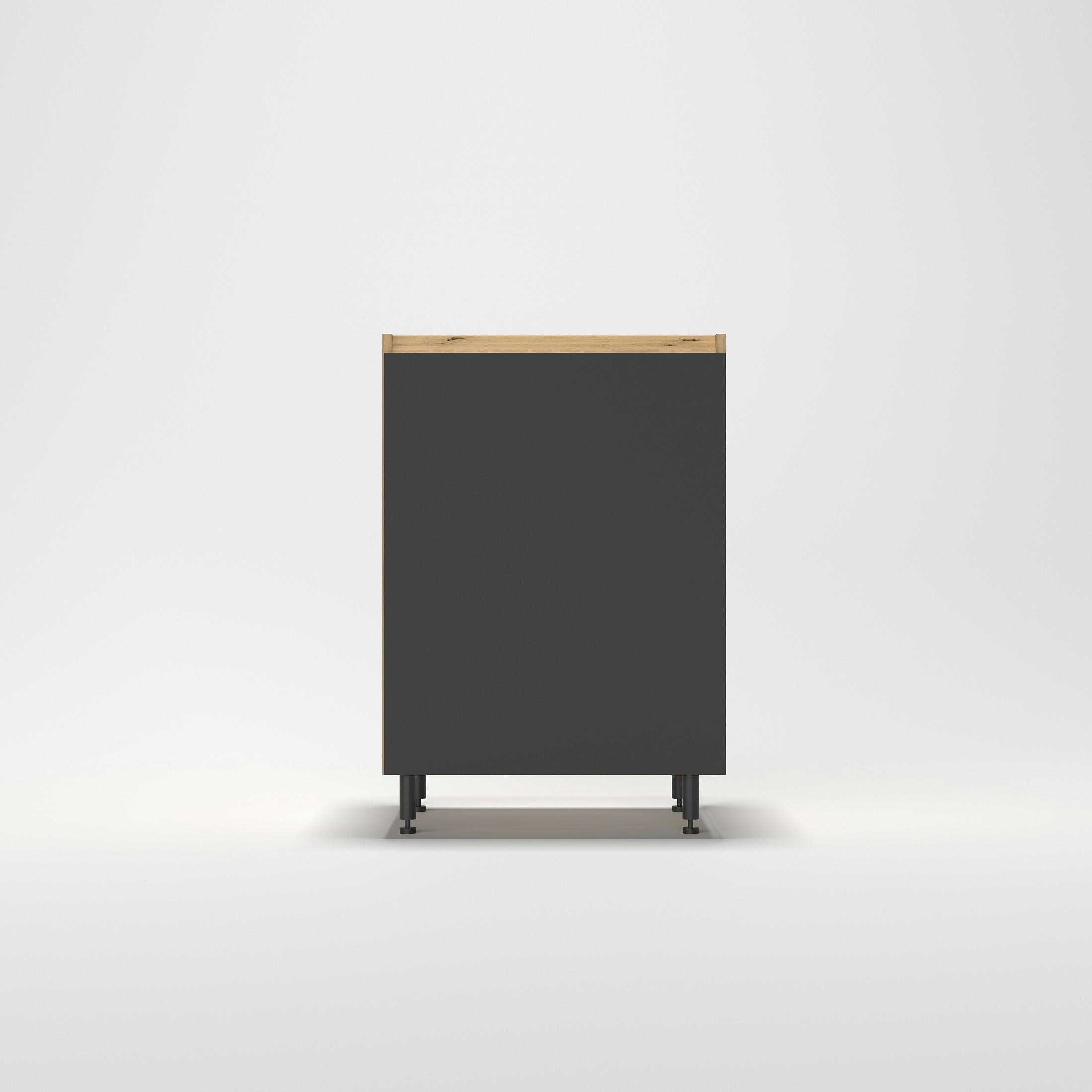 Alsószekrény Mosogatóhoz Toscana - Artisan tölgy/szürke, Modern, faalapú anyag (60/87/56cm)