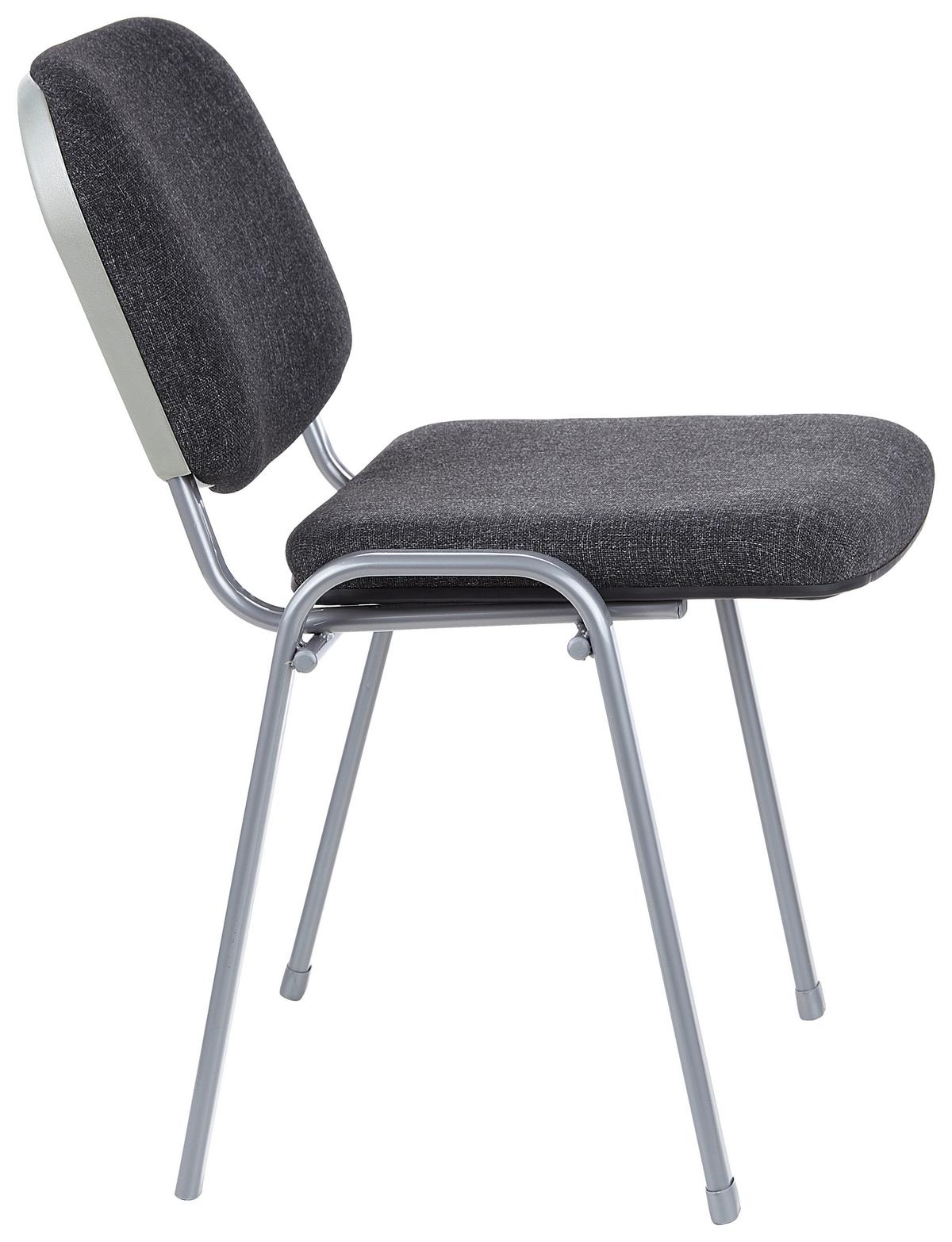 Konferenčni Stol Xt 600, Antracit - srebrne barve/antracit, Basics, kovina/tekstil (58/84/48cm) - MID.YOU