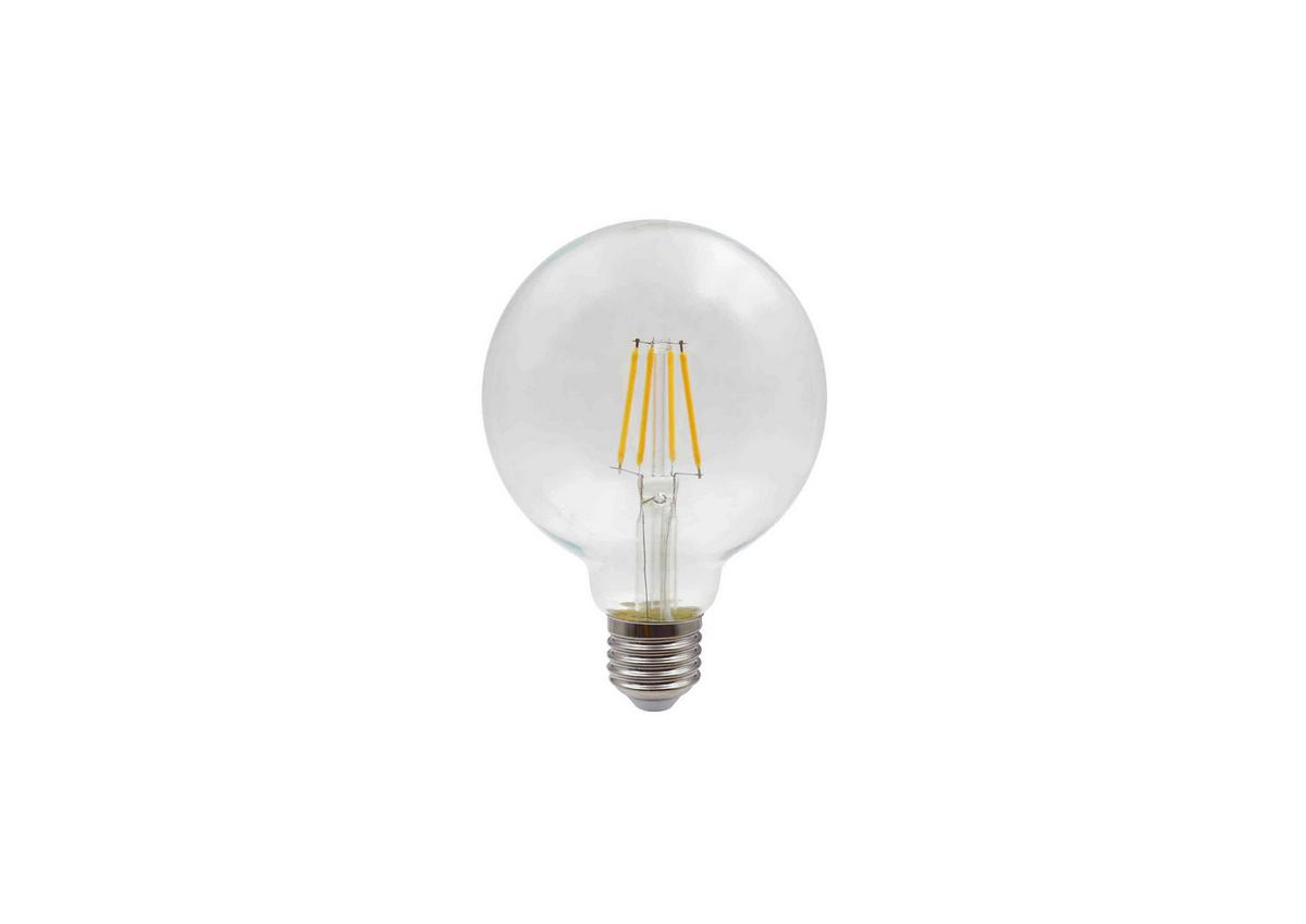 Led-sijalka 11527dc, E27, 7 W - prozorno, steklo (12,5/17,5cm) - Globo