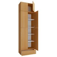 Pisarniška Omara Lona Xxl, Bukev - barve bukve, Moderno, leseni material (70/240/39cm) - MID.YOU