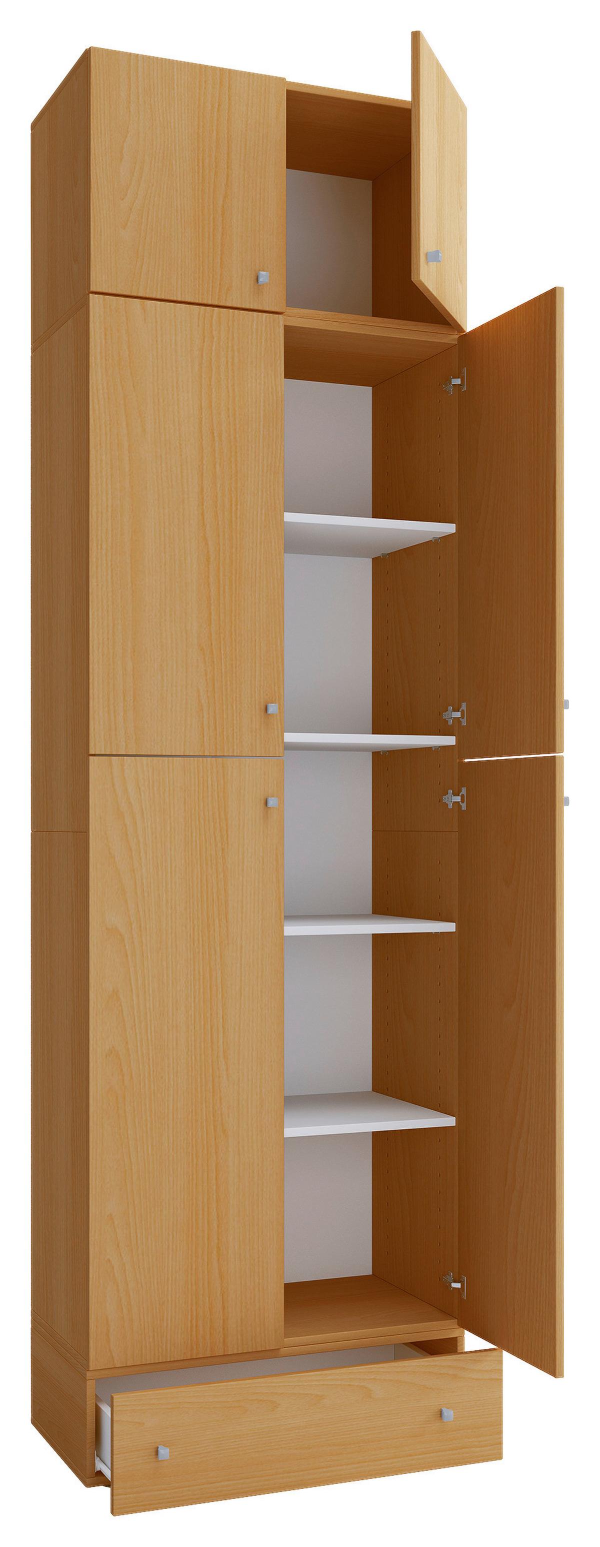 Pisarniška Omara Lona Xxl, Bukev - barve bukve, Moderno, leseni material (70/240/39cm) - MID.YOU