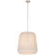 Hängeleuchte Kiana max. 60 Watt - Weiß, ROMANTIK / LANDHAUS, Weitere Naturmaterialien/Metall (30/120cm) - Mömax modern living