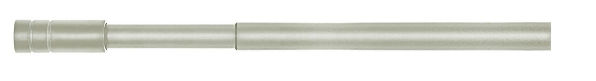 Vorhangstange Max Silberfarben - Silberfarben, Metall (130-240cm) - Based