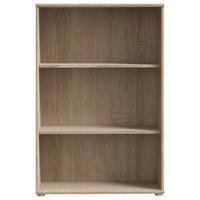 Regal Tempra 2, Barva Hrasta - barve aluminija/hrast sonoma, Basics, leseni material (54/86/35cm) - Mömax