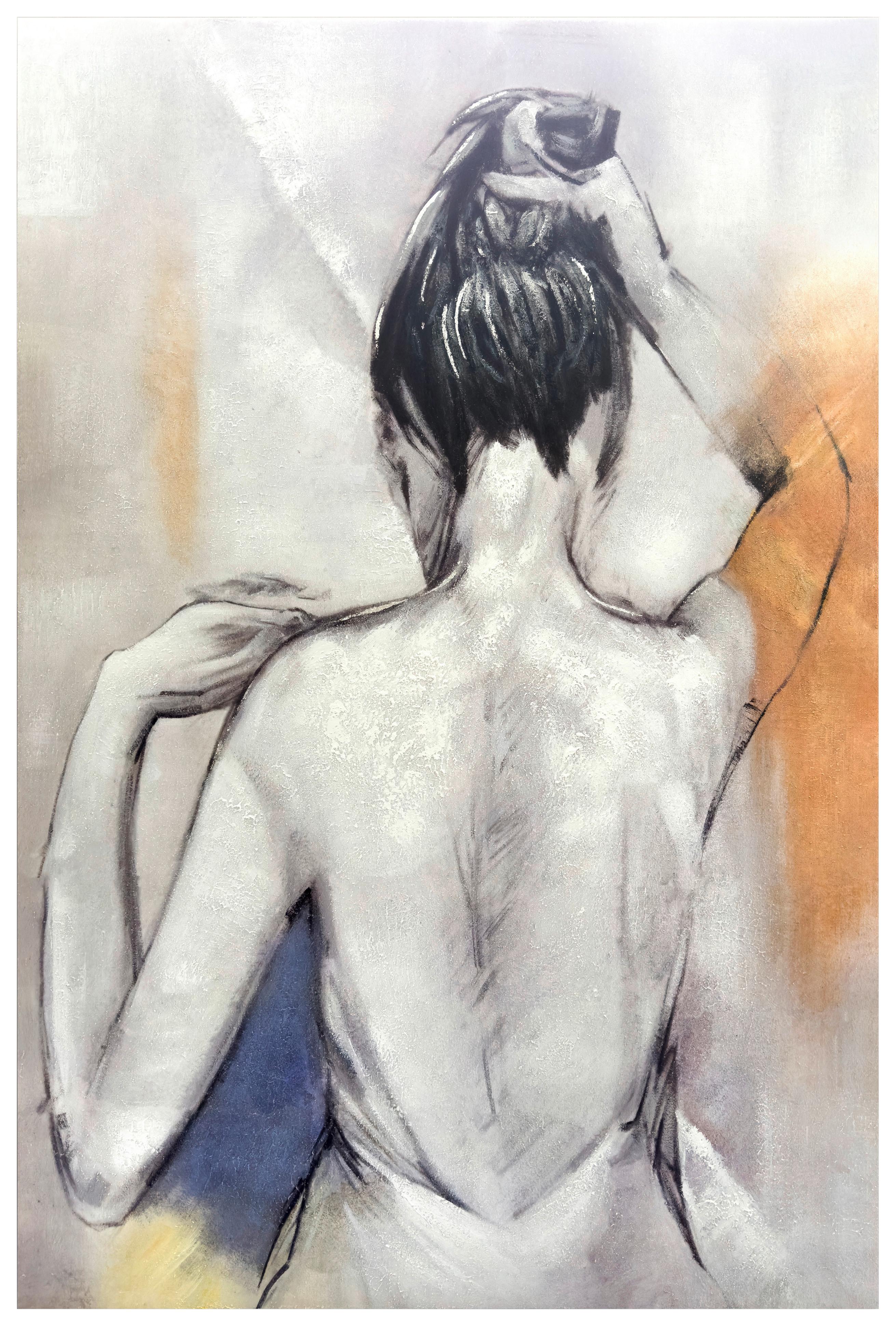 Keilrahmenbild Acryl Multicolor - Multicolor, KONVENTIONELL, Holz/Textil (80/120/3,5cm) - Premium Living