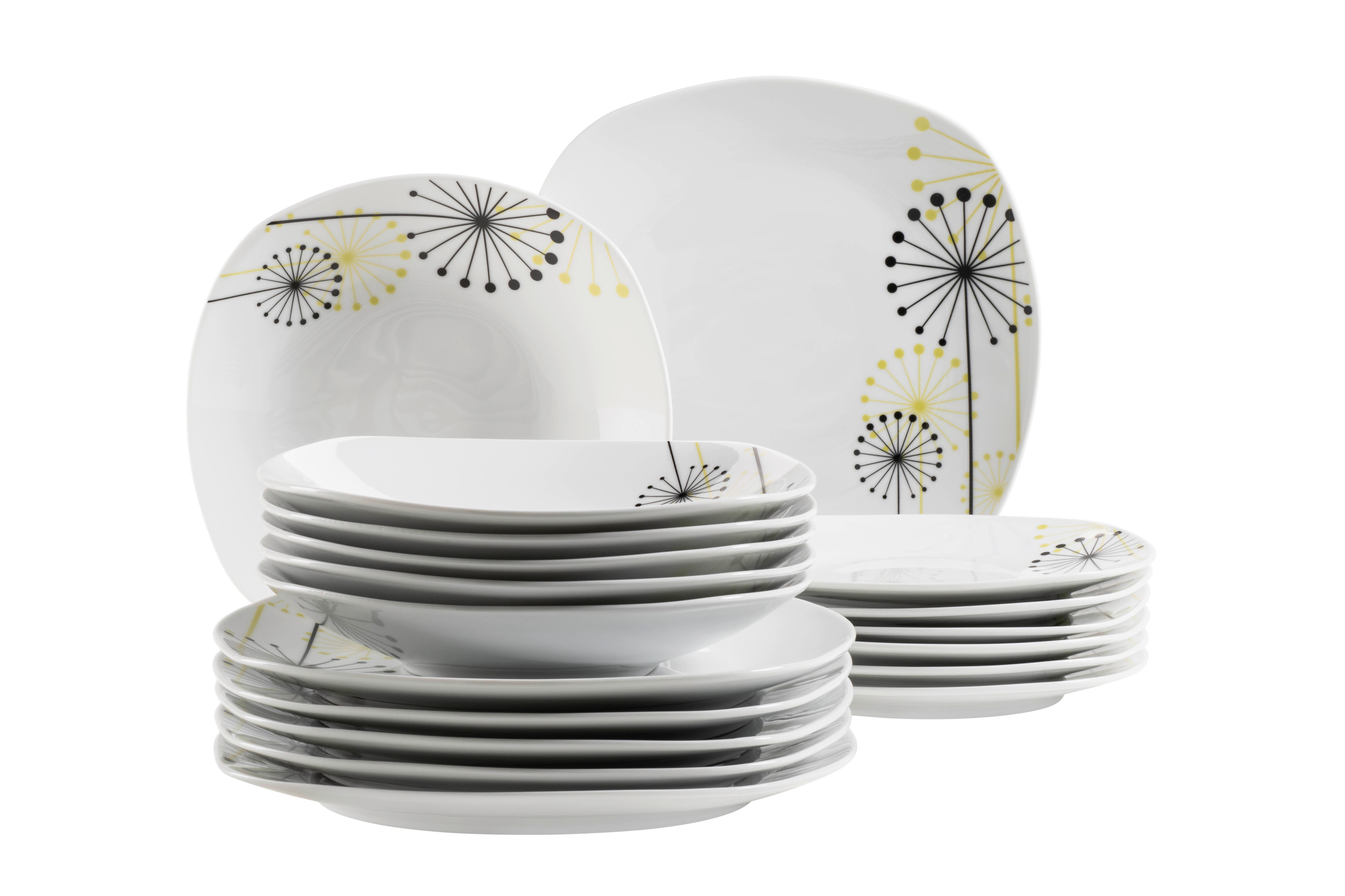 Tafelservice Vanesa - Weiss, Basics, Keramik - Mäser