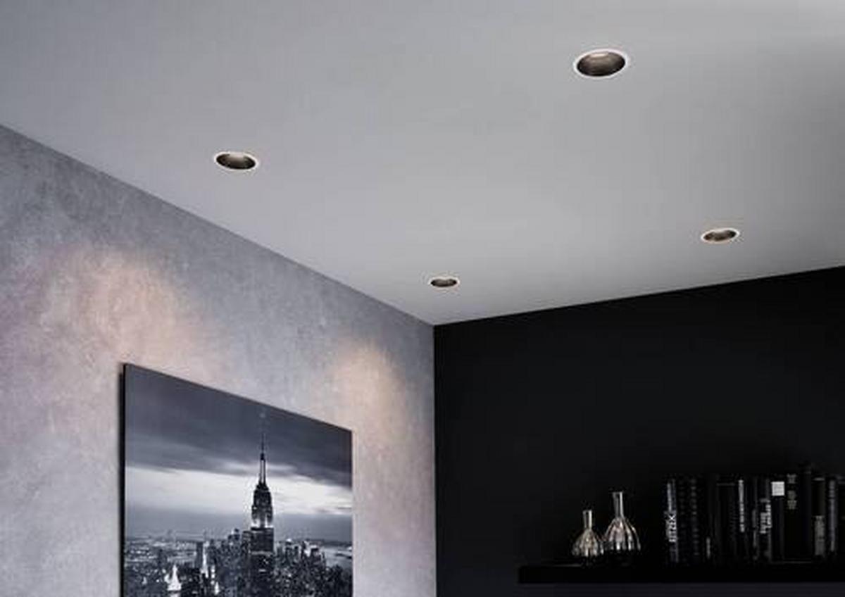 LED-Spot Cole in Schwarz/Weiß max. 3x6,5 W - Schwarz/Weiß, Basics, Kunststoff/Metall (8,8cm) - Paulmann